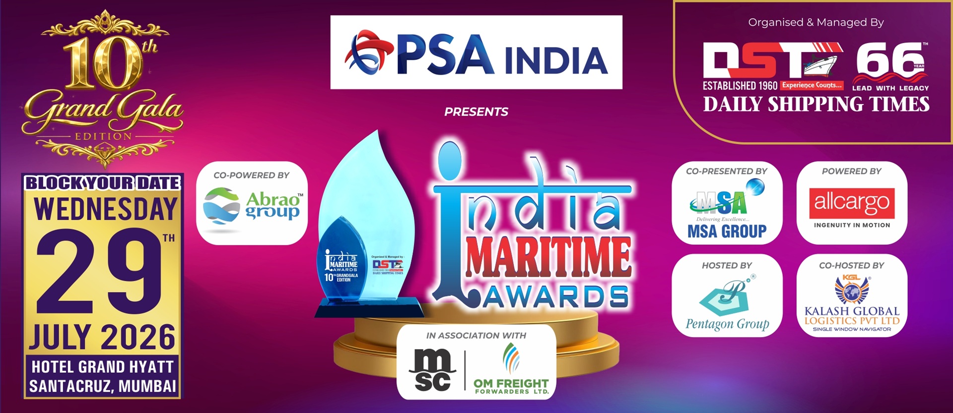 India Maritime Awards - 10th Grand Gala Edition